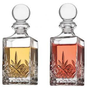 Lead free crystal decanter 750ml for sale